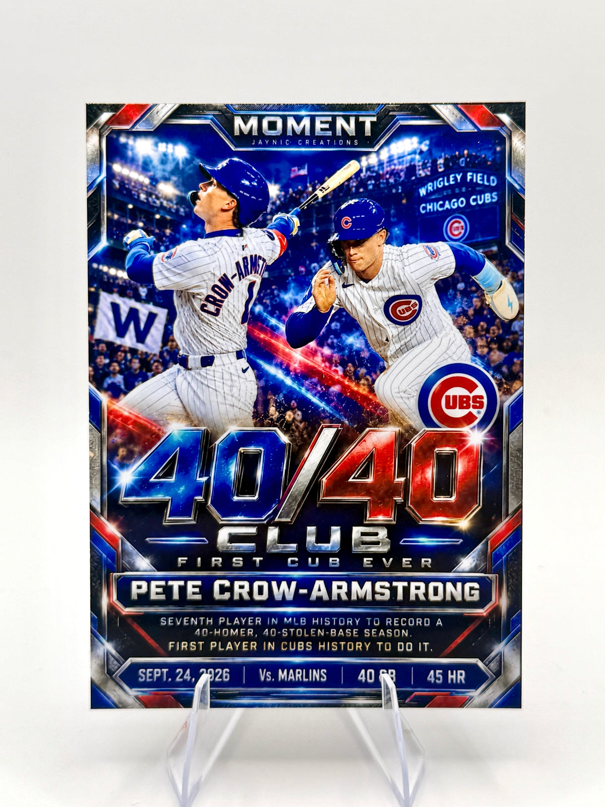 2026 Pete Crow-Armstrong Moment Series 40/40 Club