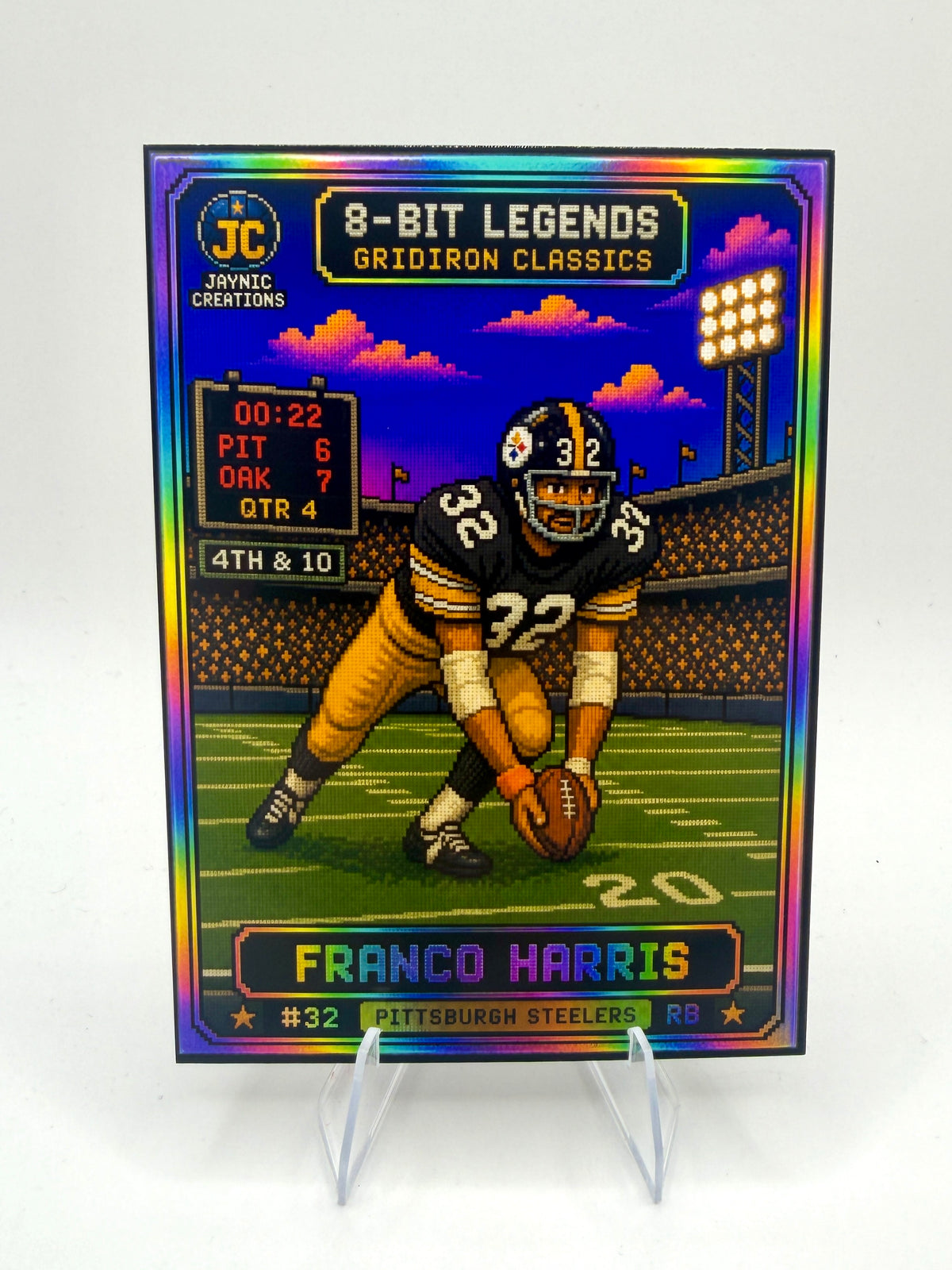 2026 Franco Harris 8-Bit Legends Series Immaculate Reception