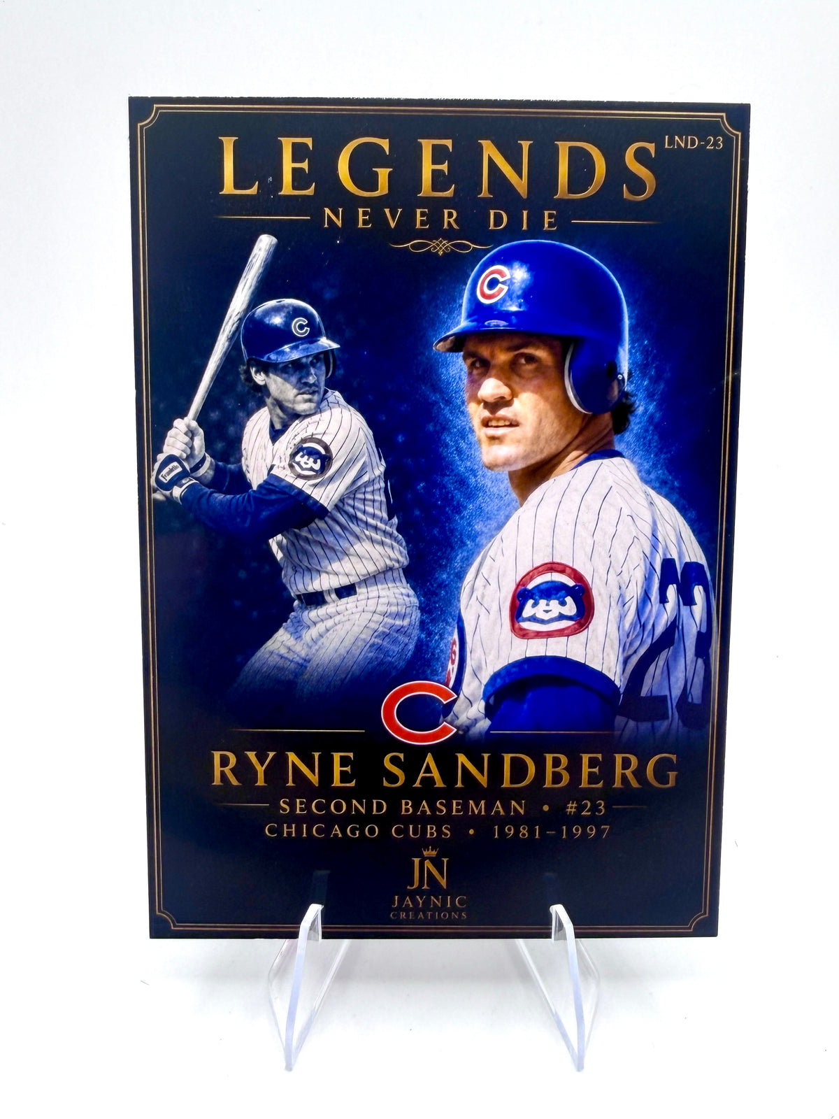 2026 Ryne Sandberg Legends Never Die w/Holo Back