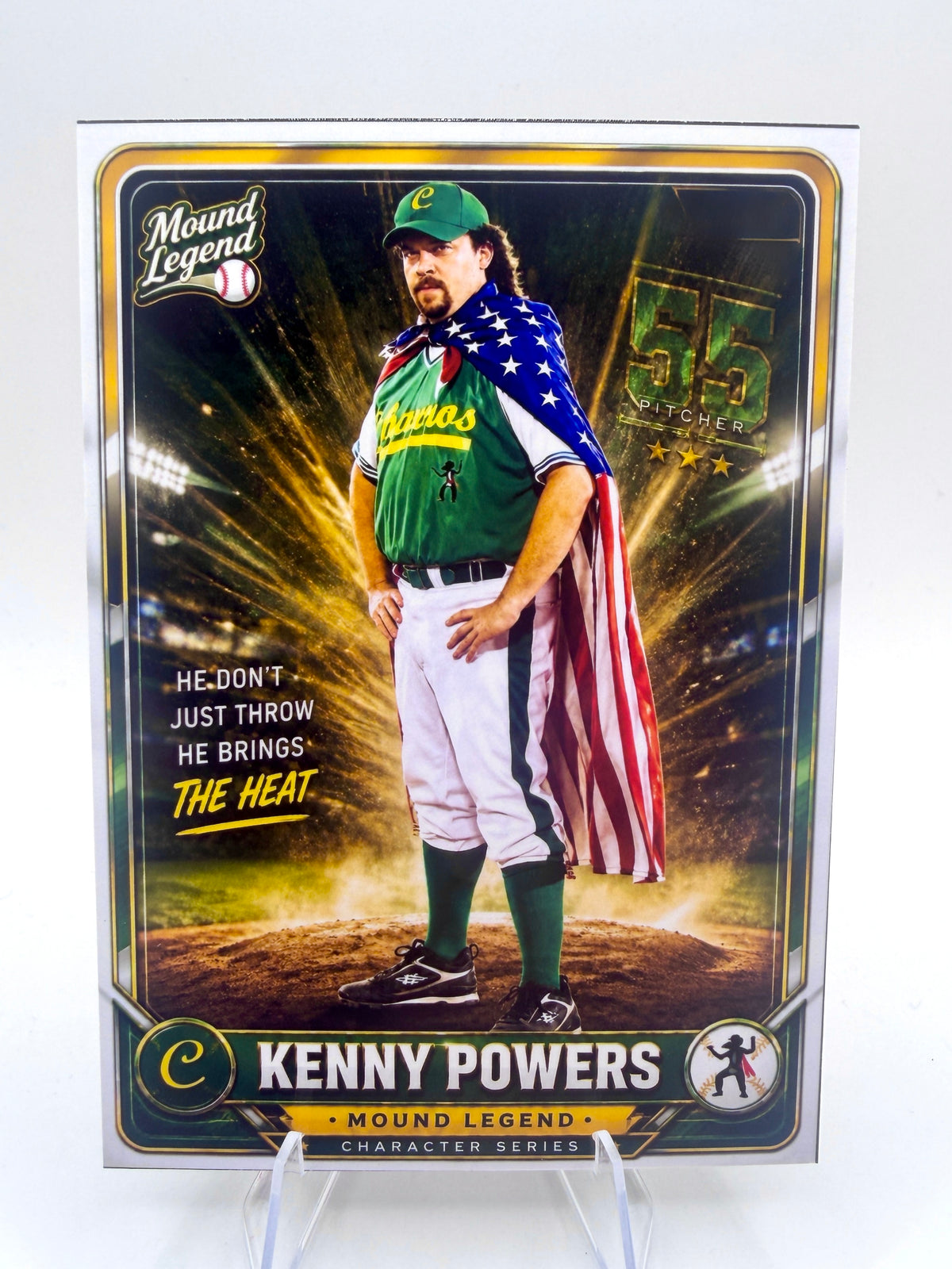 Kenny Powers Mound Legend Parody Card