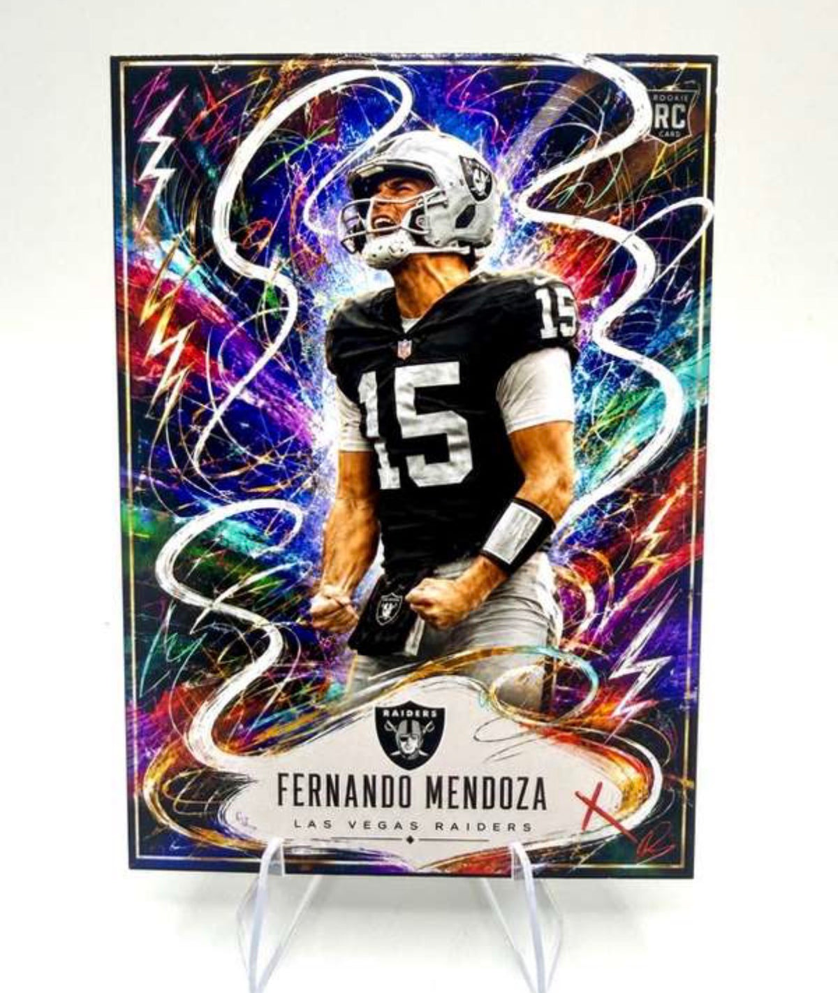 2026 Fernando Mendoza Radiant Velocity Rookie Card