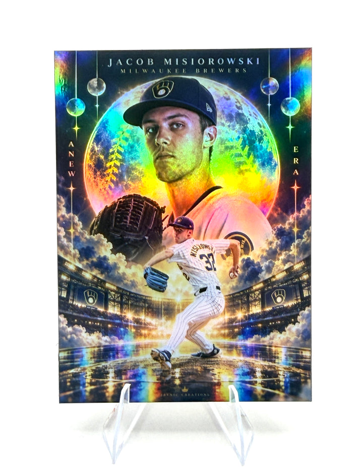 2026 Jacob Misiorowski New Era Rainbow Foil SP #/10
