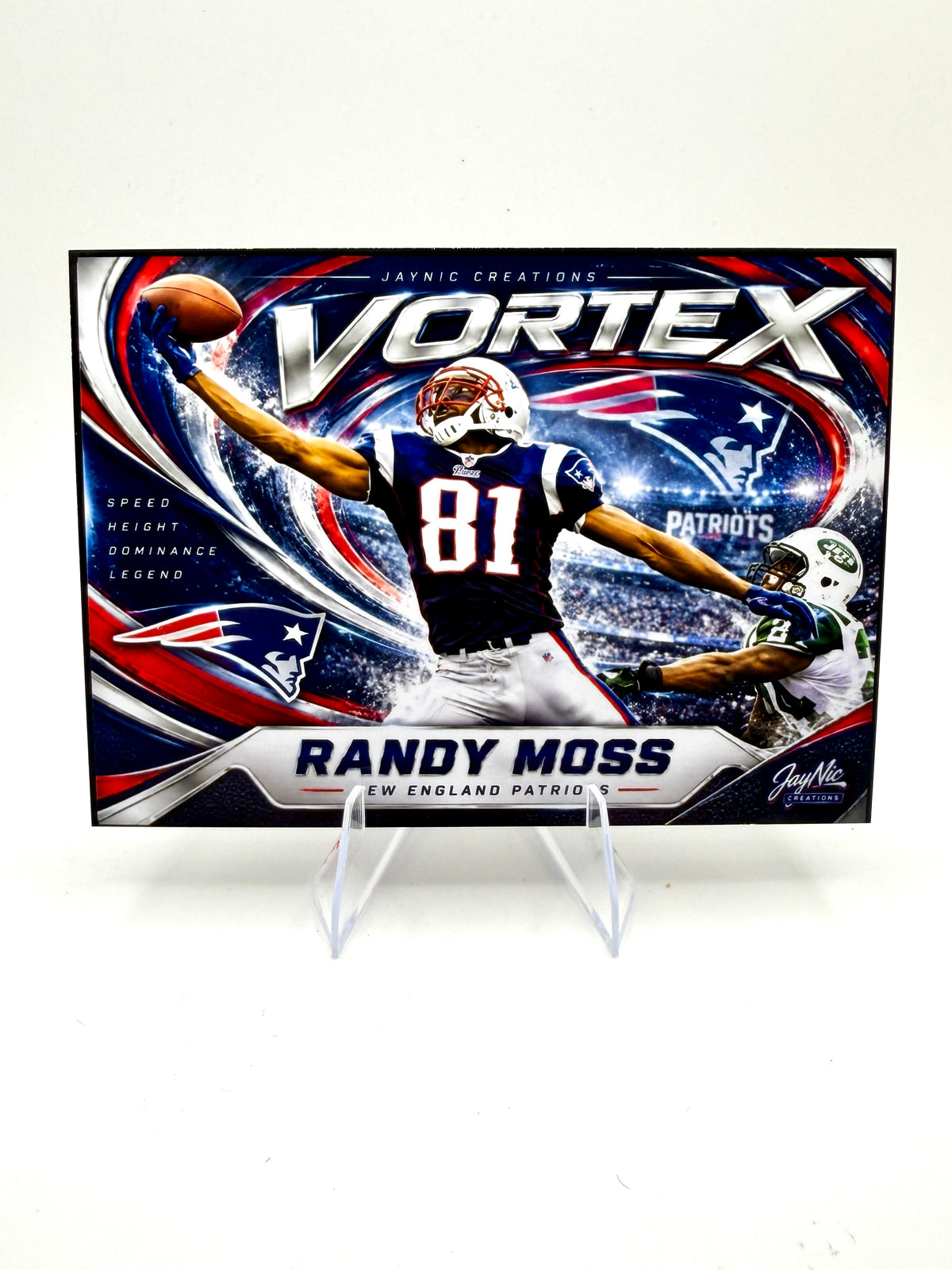 2026 Randy Moss Vortex “TD on Revis Island” Variant